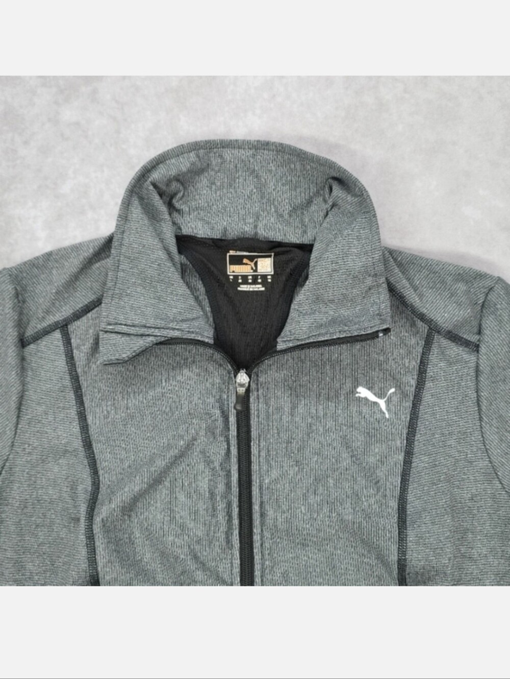 Puma Ribbed Zip-Up Athletic Jacket - Picture 2 of 15